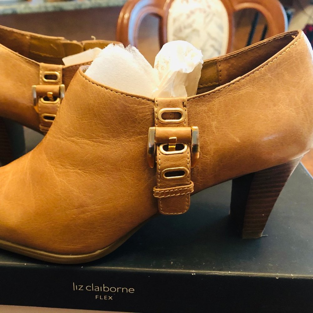 Liz Claiborne leather booties